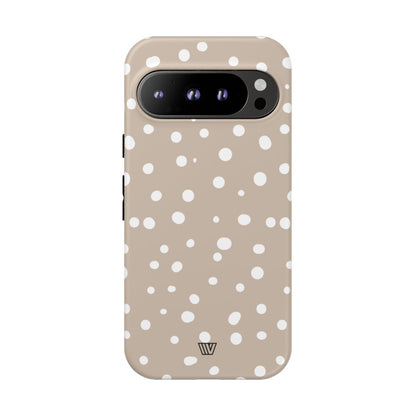 BEIGE DOTS | Tough Phone Case