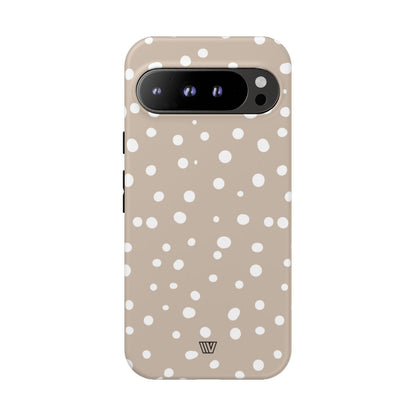BEIGE DOTS | Tough Phone Case