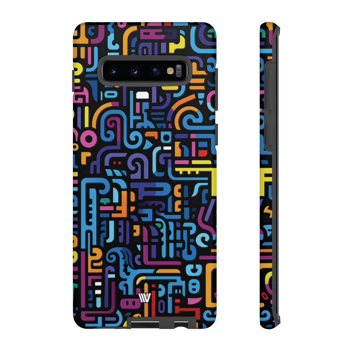 NEON GLYPHS | Tough Phone Case