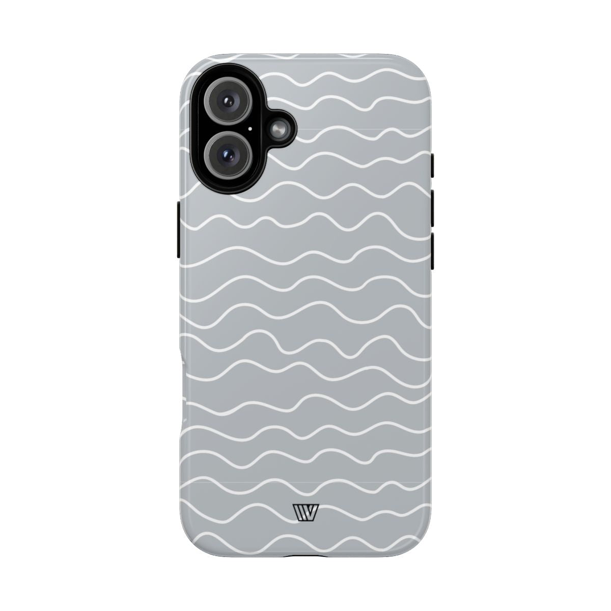 GRAY WAVES | Tough Phone Case