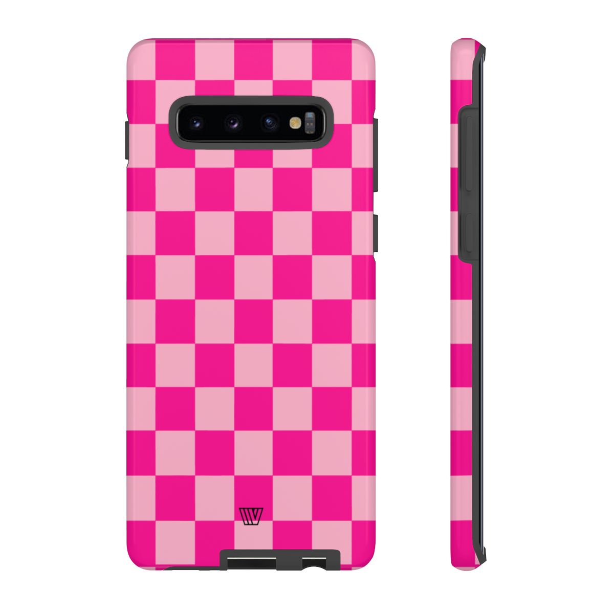 HOT PINK CHECKERBOARD | Tough Phone Case