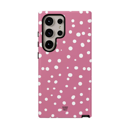 Blush Red Dots Tough Phone Case – Samsung Galaxy S24 Ultra, Matte