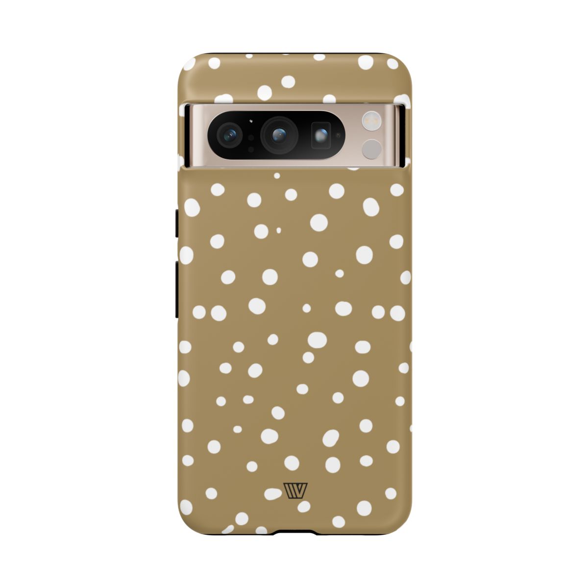 Dark Beige Dots Tough Phone Case – Google Pixel 8 Pro, Matte
