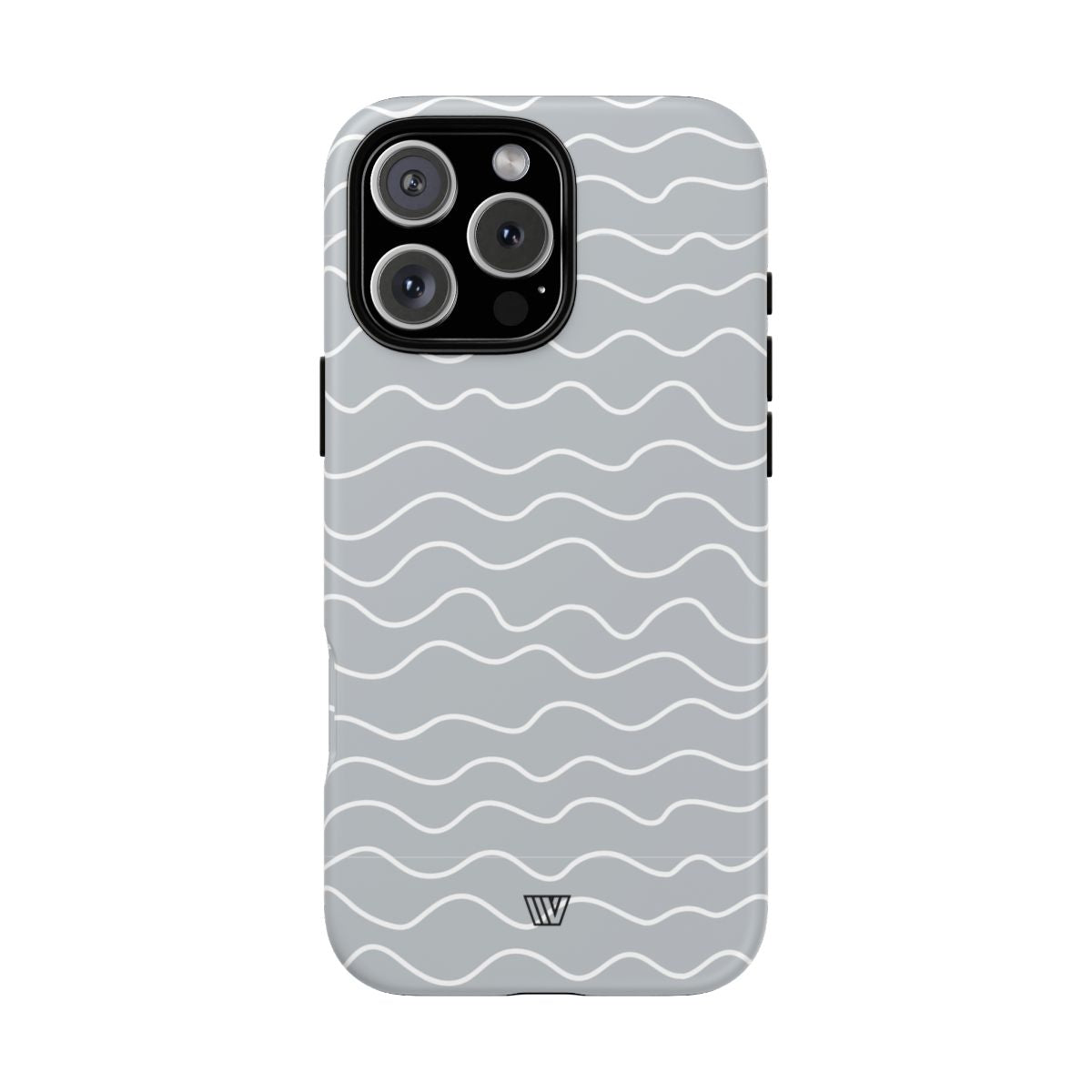 GRAY WAVES | Tough Phone Case