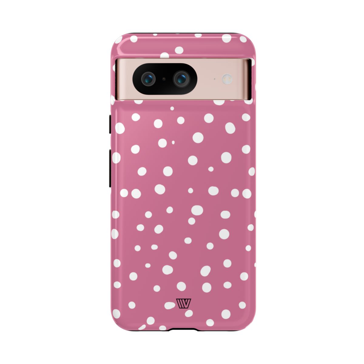 Blush Red Dots Tough Phone Case – Google Pixel 8, Glossy