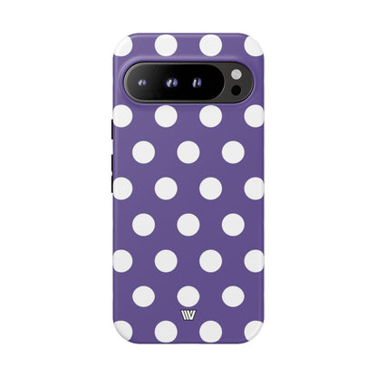 PURPLE POLKA DOTS | Tough Phone Case