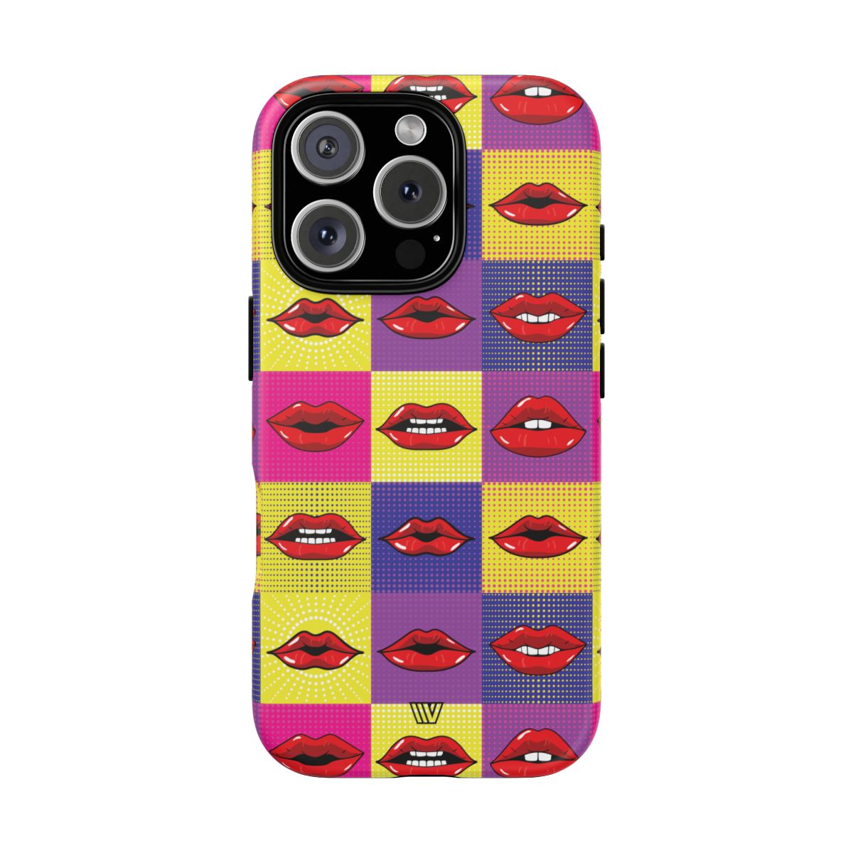Pop Art Lips Tough Phone Case – iPhone 16 Pro, Matte