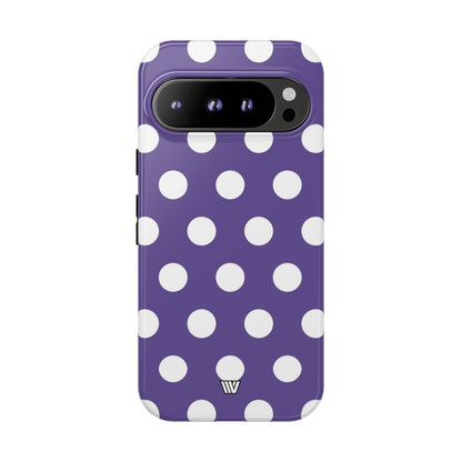 PURPLE POLKA DOTS | Tough Phone Case