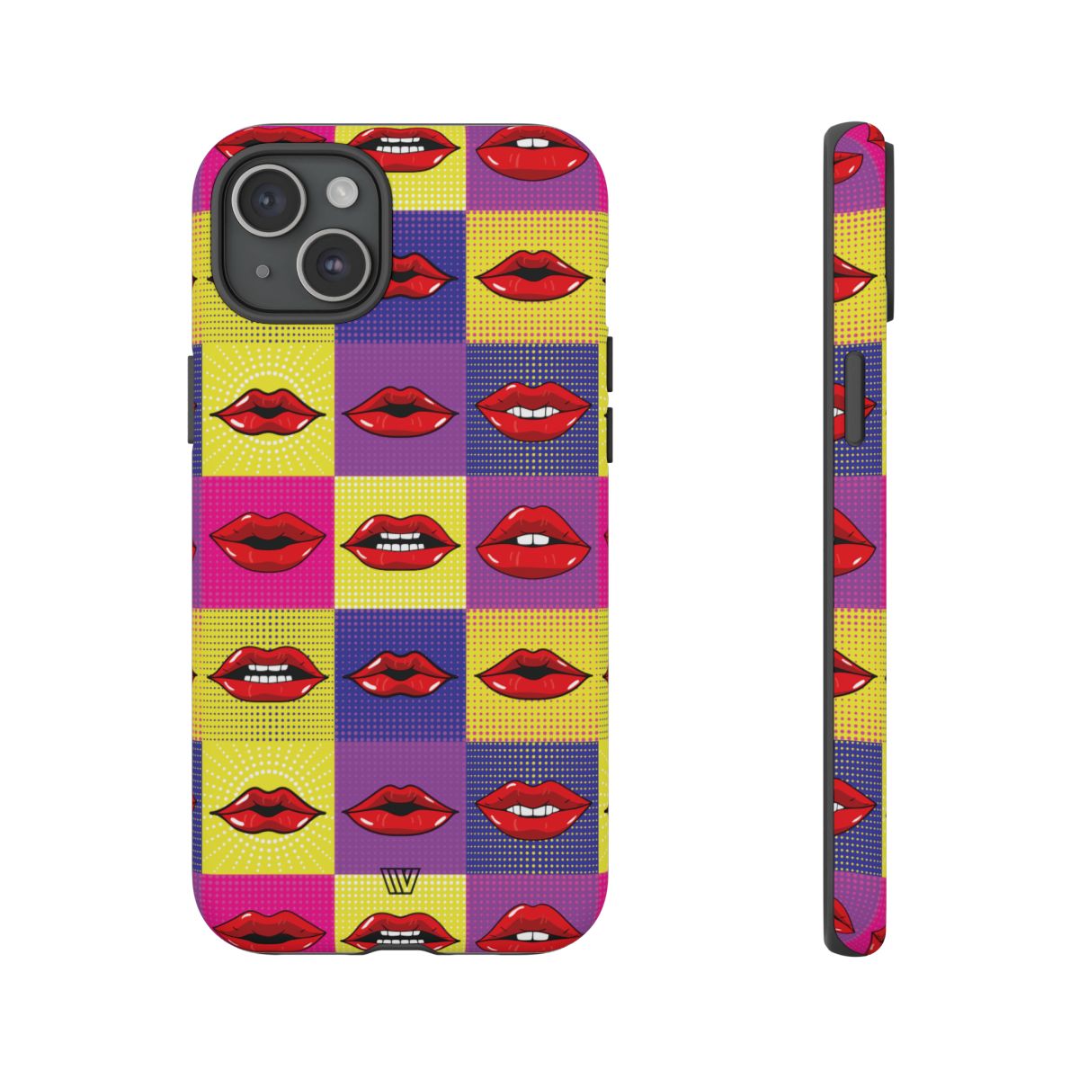 Pop Art Lips Tough Phone Case – iPhone 15 Plus, Matte