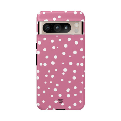 Blush Red Dots Tough Phone Case – Google Pixel 8 Pro, Matte