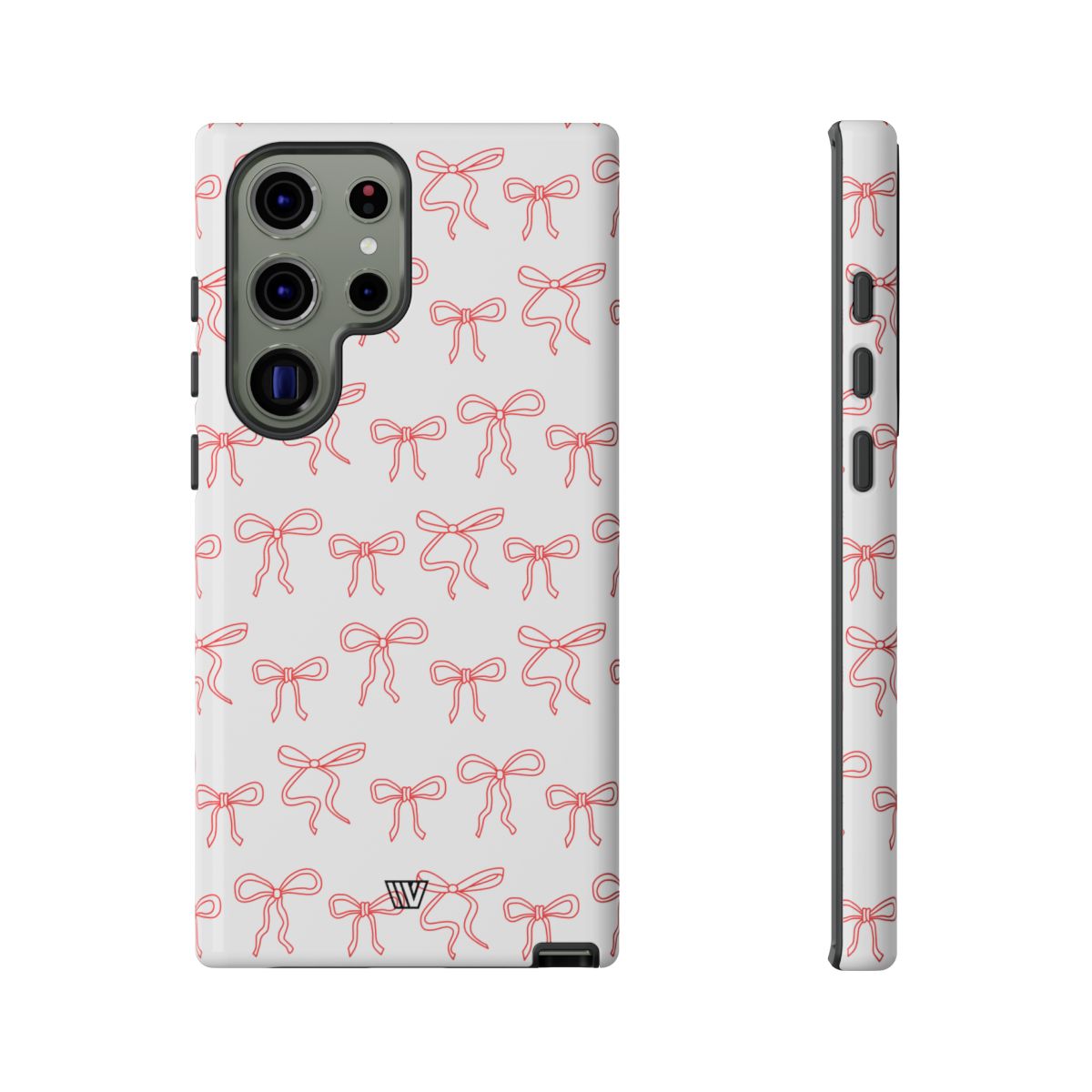 RED RIBBON CHARM | Tough Phone Case