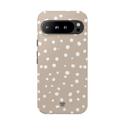 BEIGE DOTS | Tough Phone Case